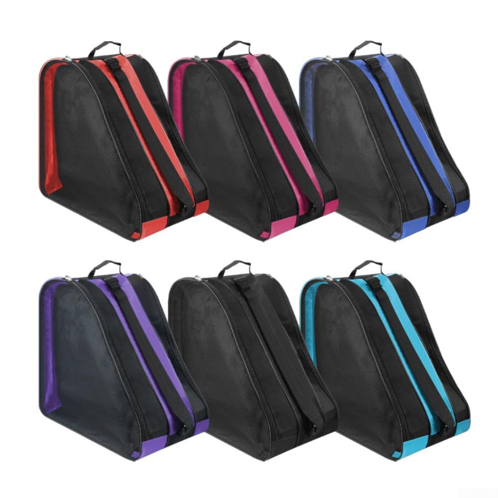 Borsa per pattini a rotelle con tracolla regolabile e comoda imbottitura per ridurre la pressione sulle spalle durante il trasporto