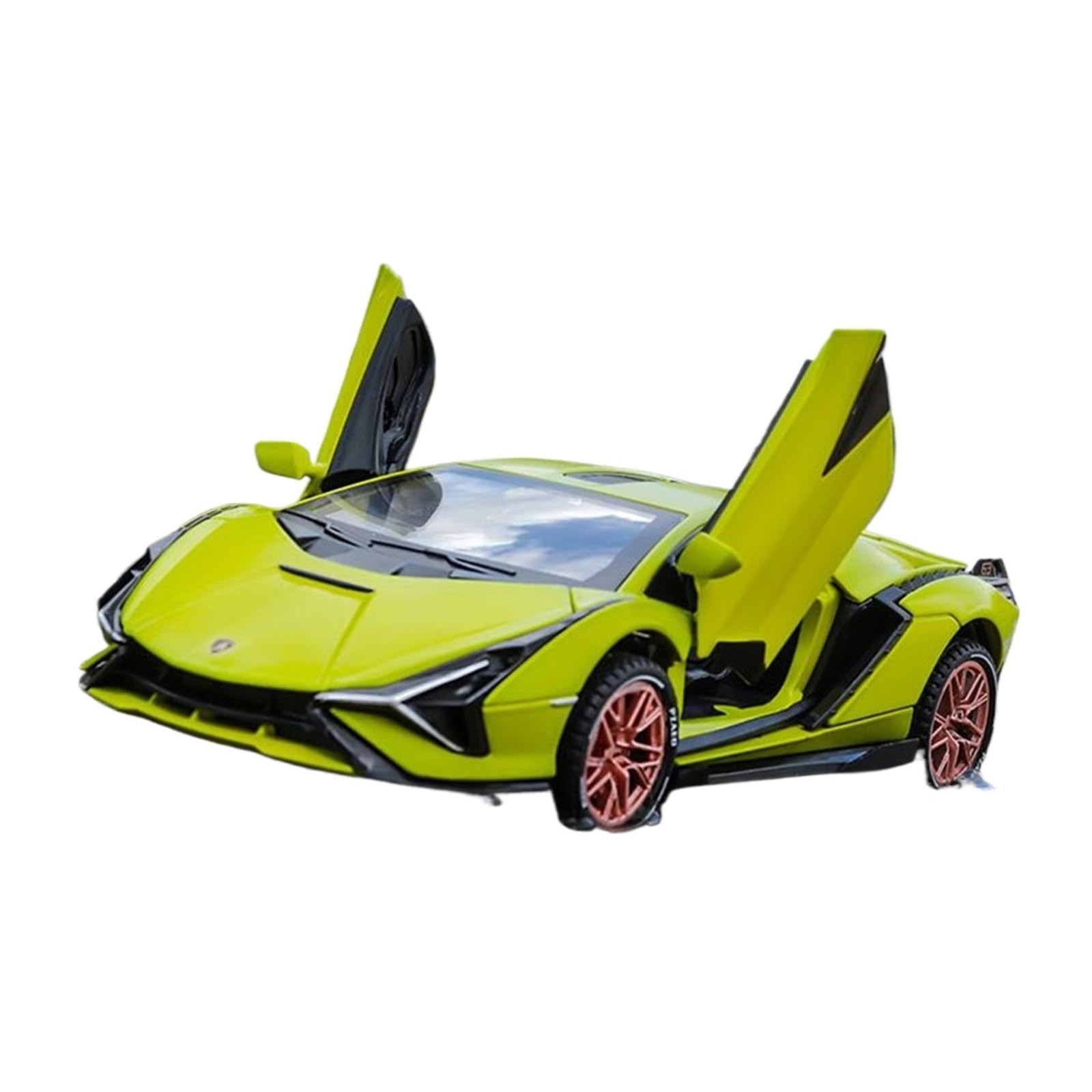 GUOXUN 1:32 FOR Rambo Alloy Car Model Sports Car Toy Car Pull Back Simulation Car Collection Ornaments(Red)