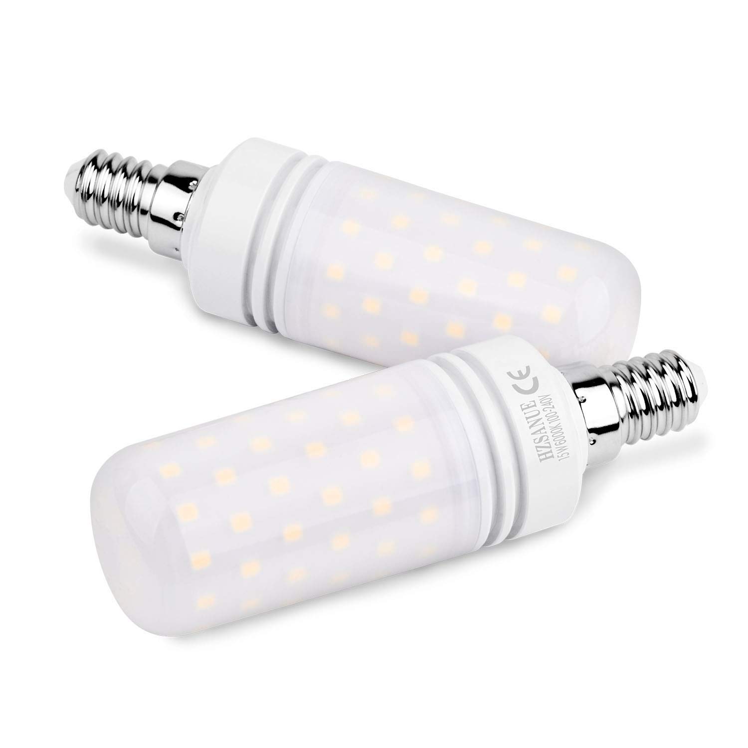 YIUN Lampadine LED E14 15W (4 Pezzi) - 6000K Bianco Freddo, 1400 Lumen, Non Dimmerabili, Luce Naturale