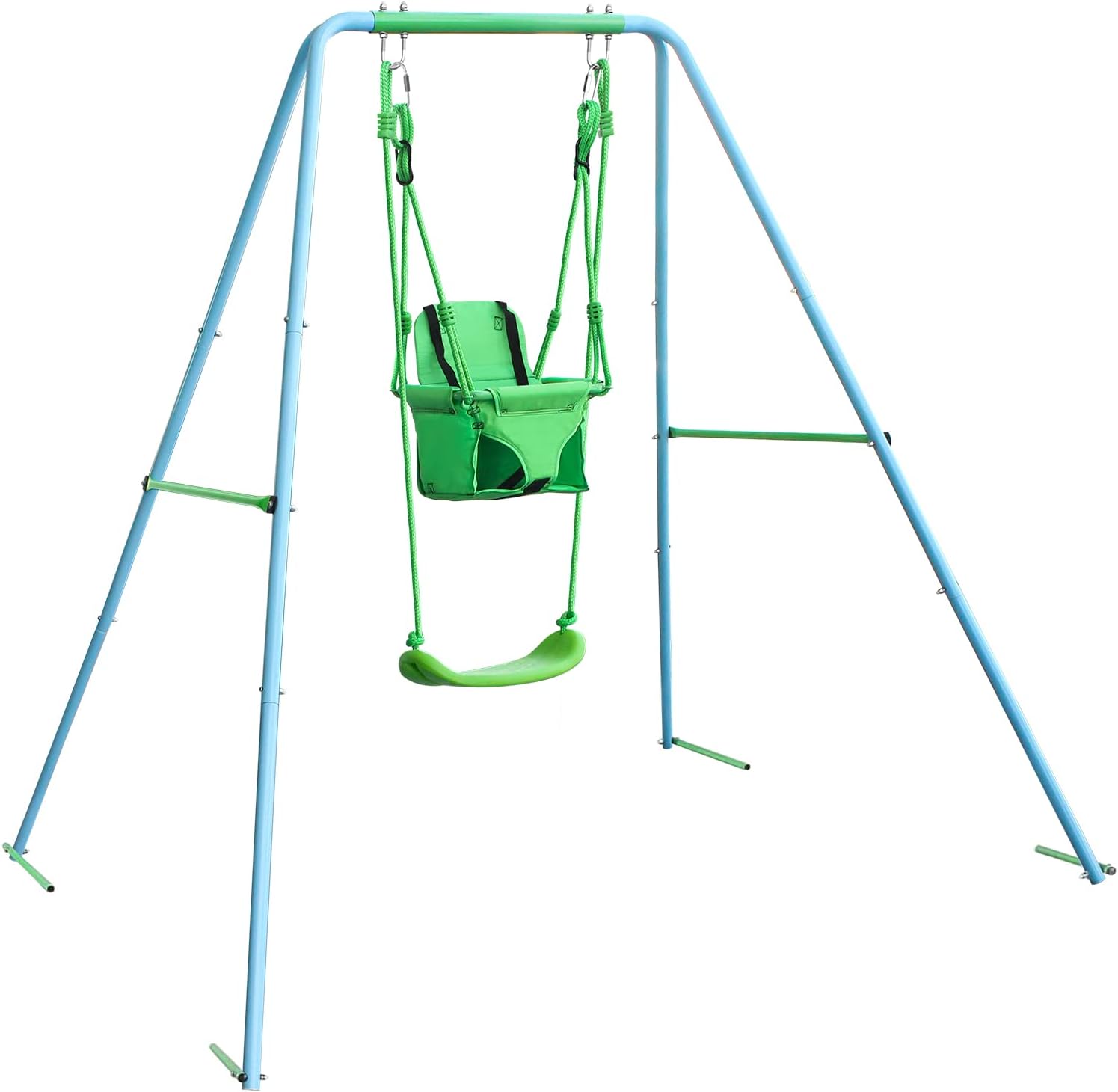JYGOPLA 2in1 Toddler Swing Set, AFrame Swing Sets for