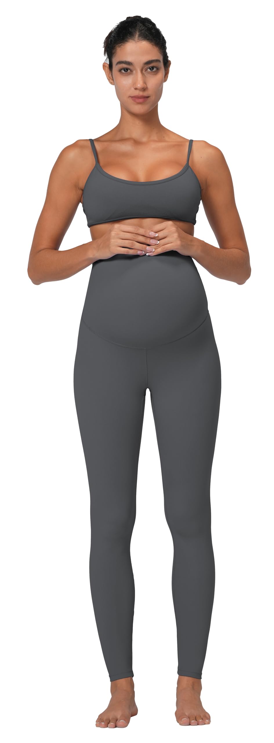 Sunzel Sunzfly - Leggings de maternidad para mujer sobre el vientre, suaves, pantalones de yoga para embarazo, para otoño e invierno, entrenamiento, descanso