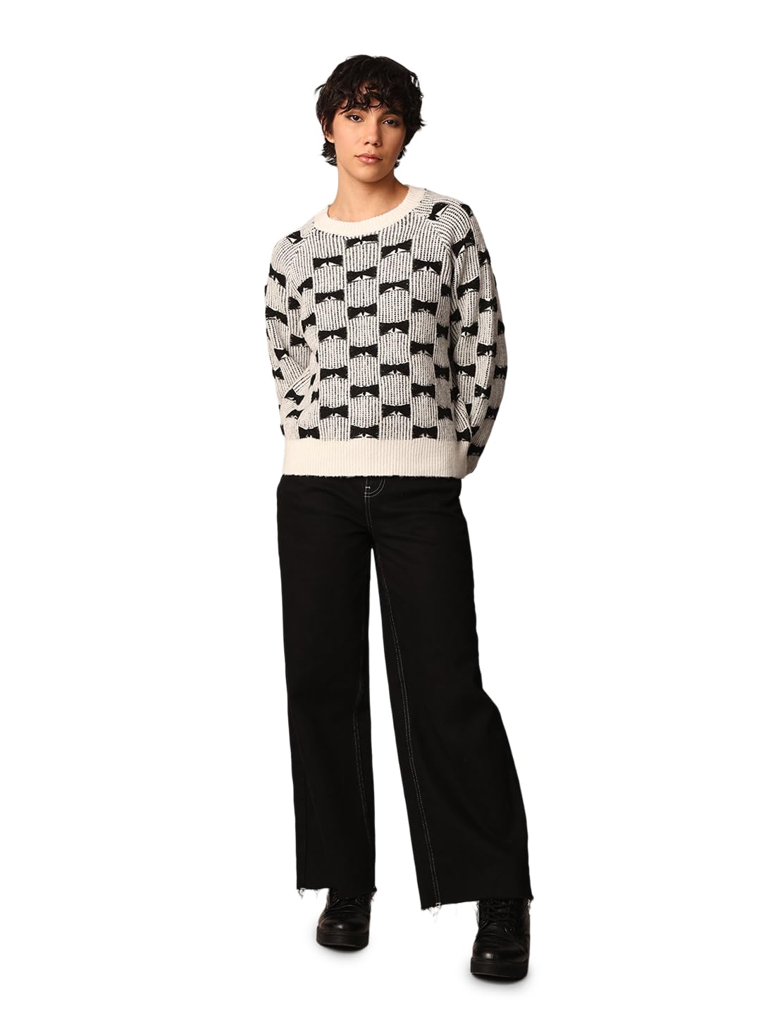 only Women's Polyester Blend Classic Top-picture-39