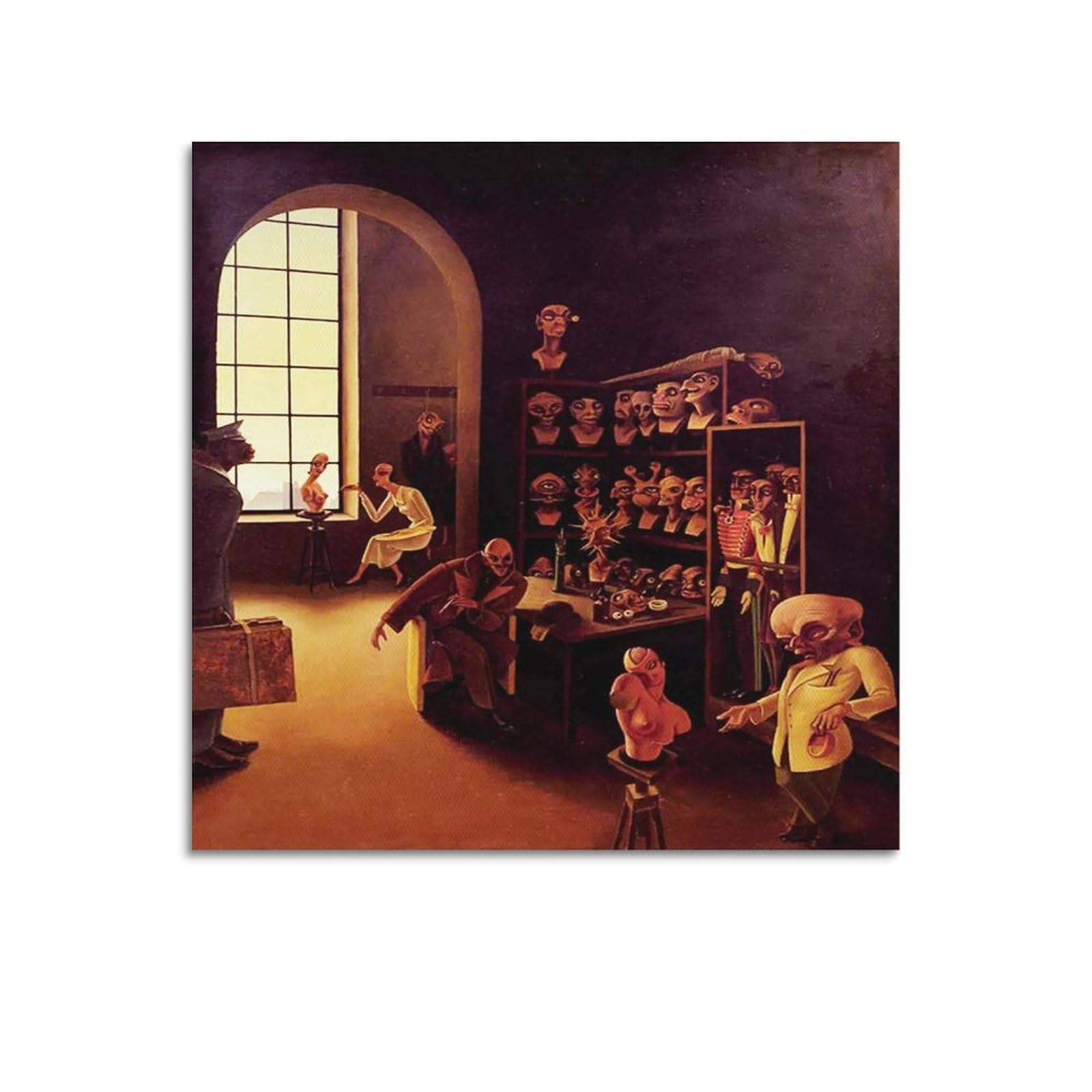 Kangzeng Unframe-Style Franz Sedlacek Painter Works (Moulage Studio) Art Posters Canvas And Wall Art Picture Print Modern Family Bedroom Decors 28X28inch(70X70cm)