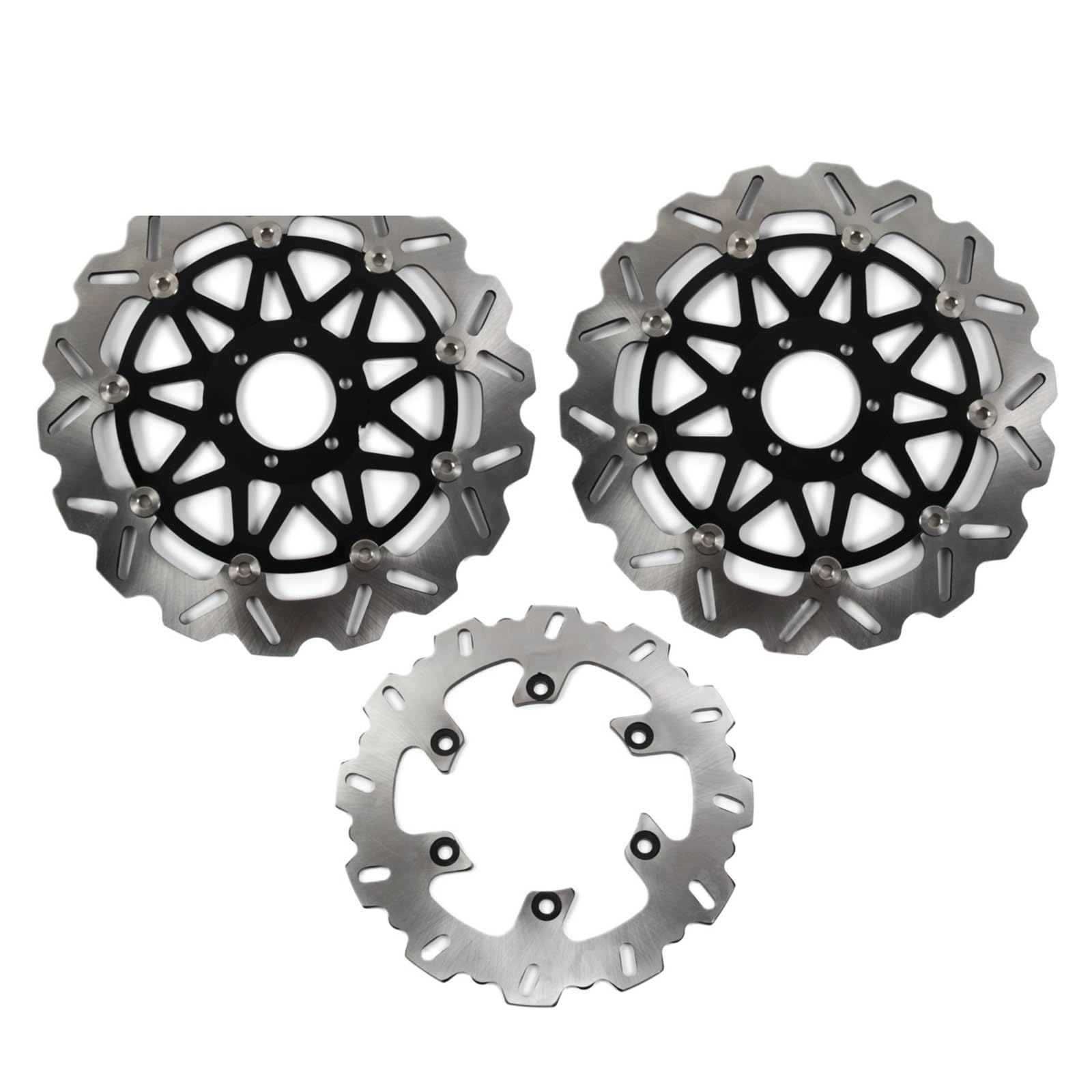 przednia tylna tarcza hamulcowa Pasuje Do Ducati Ss Supersport 400 620 Sport 800 Przednie Tylne Tarcze Hamulcowe przednia tarcza hamulcowa(Black A)
