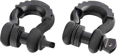 Miniatura 5 de Blackout XP Juego de grilletes de anillo en D con 45,000 libras de resistencia a la rotura, grilletes de 3/4 pulgadas de diámetro con pasador de