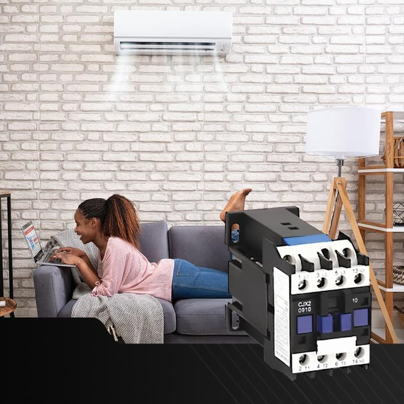 ATO 80A DC Contactor 3 Pole Motor Contactor 12V/24V/48V/220V Coil DC Electric Magnetic Contactor for Air Conditioner Tankless Water Heater System 3Pole (3NO) (1 NO, 12V DC)