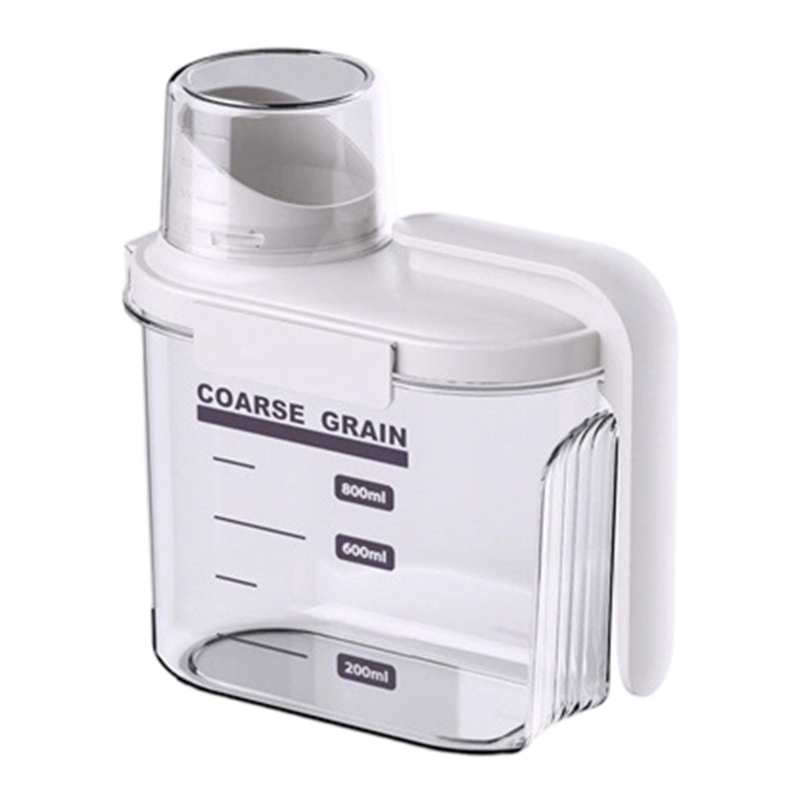 HENYGEN Sanitary Pet Bin with Sealed Cover and Break Resistant Design Good for Busy Households Spill Safe Pet Jar