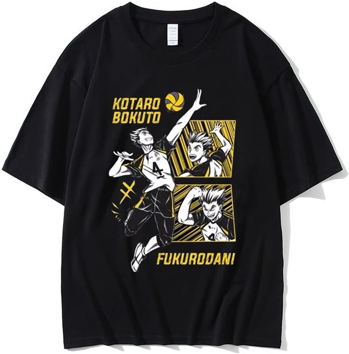 jeanasis ハイキュー　木兎光太郎 Tシャツ JENASIS ハイキューコラボTシャツ 梟谷学園 木兎光太郎 andST