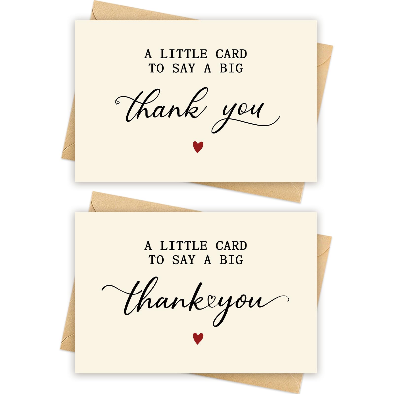 32 Thank You Cards | Thank You Notes with Envelopes | Pefect for Baby Shower, Bridal Shower, Wedding, Teacher, Graduation, Business, Holiday, 4" x 6"