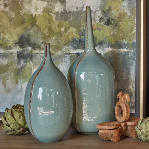 Studio A Jarrón Milo, Azul