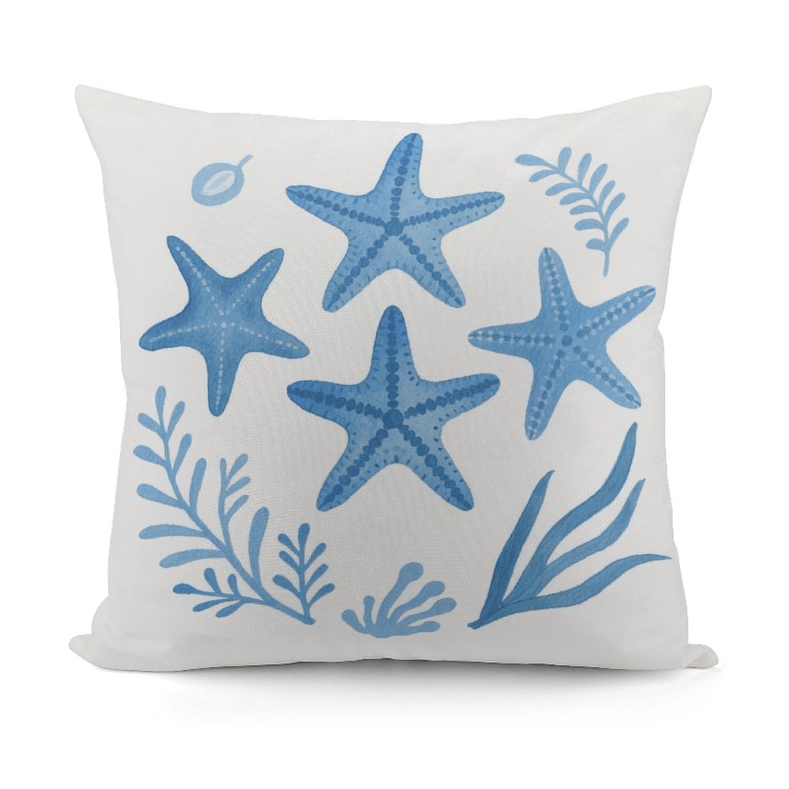 VstaDank Summer Ocean Beach Throw Pillow Cover Soft Square Cushion Cover Art Artwork Pillow Covers Mordern Couch Pillow Covers Decorative Cushion Case for Chair Couch Bedroom Living Room