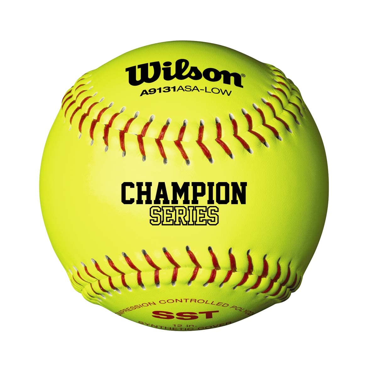Wilson a9131asa Serie Softball (12 Pieces), 12 Zoll, Optik Gelb