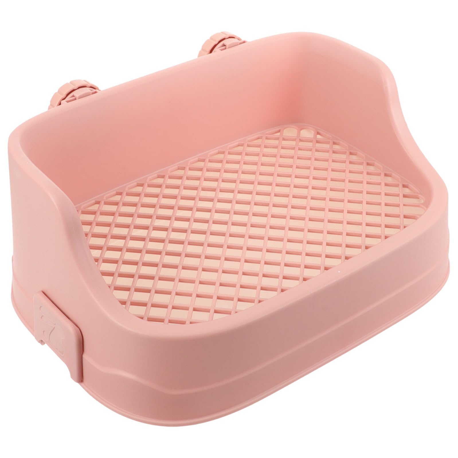 Kleintiertoilette Rosa aus Kunststoff mit Mesh Boden