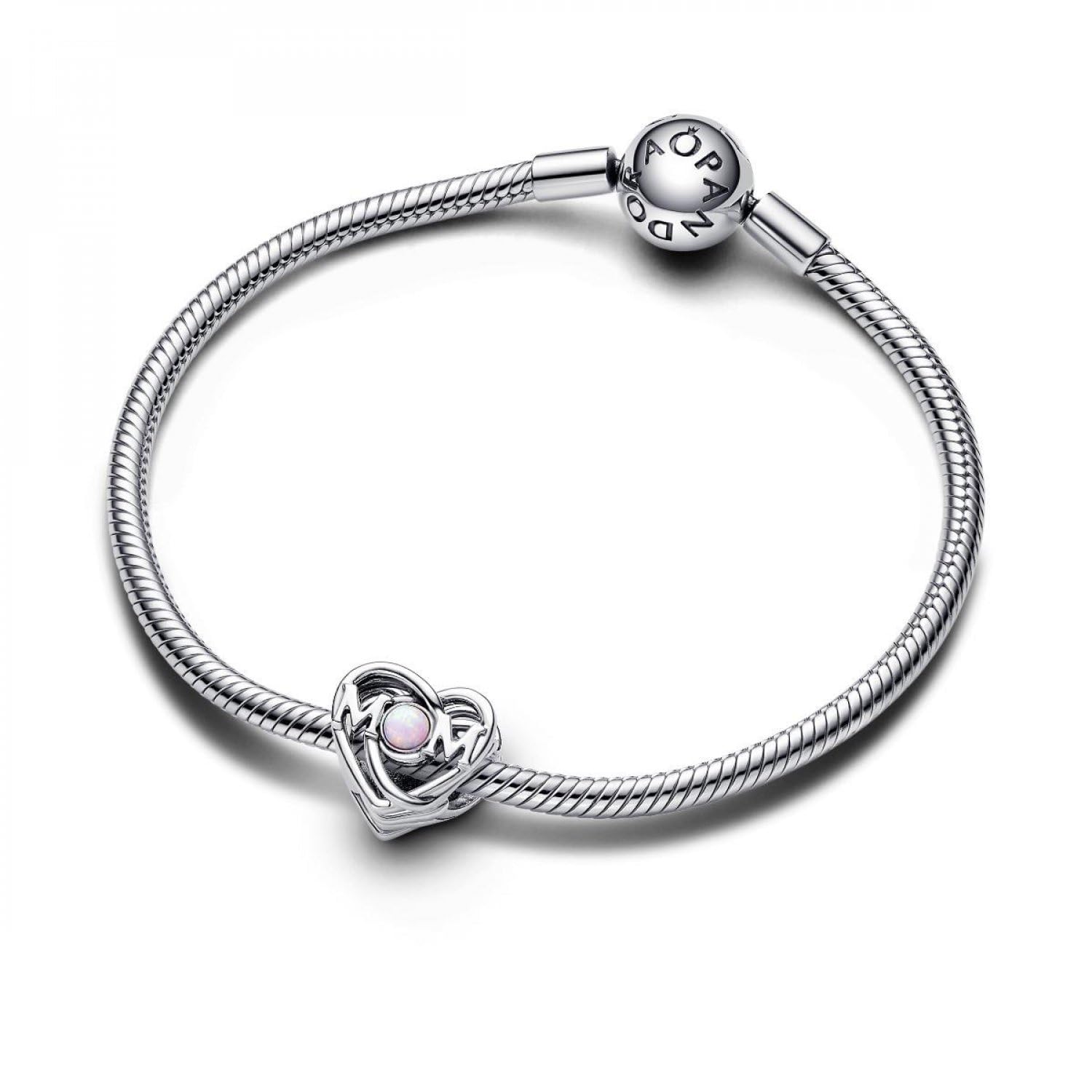 PANDORA Moments - Charm “Mamma per sempre”, in argento sterling