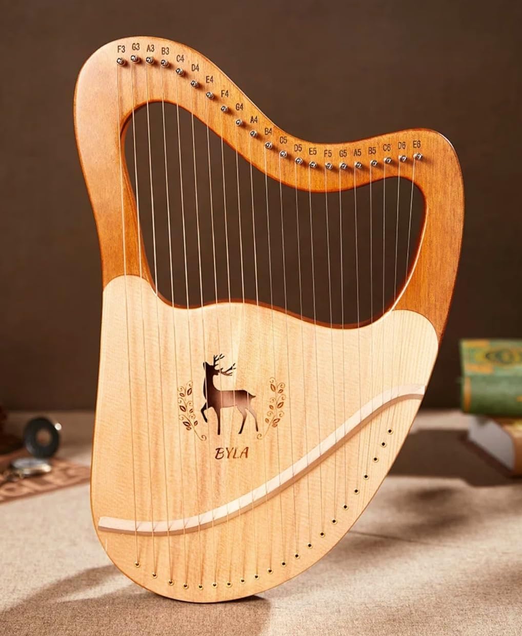 21弦リラバイラリヤハープ、小型ハープ、ポータブル弦楽器 GINZA