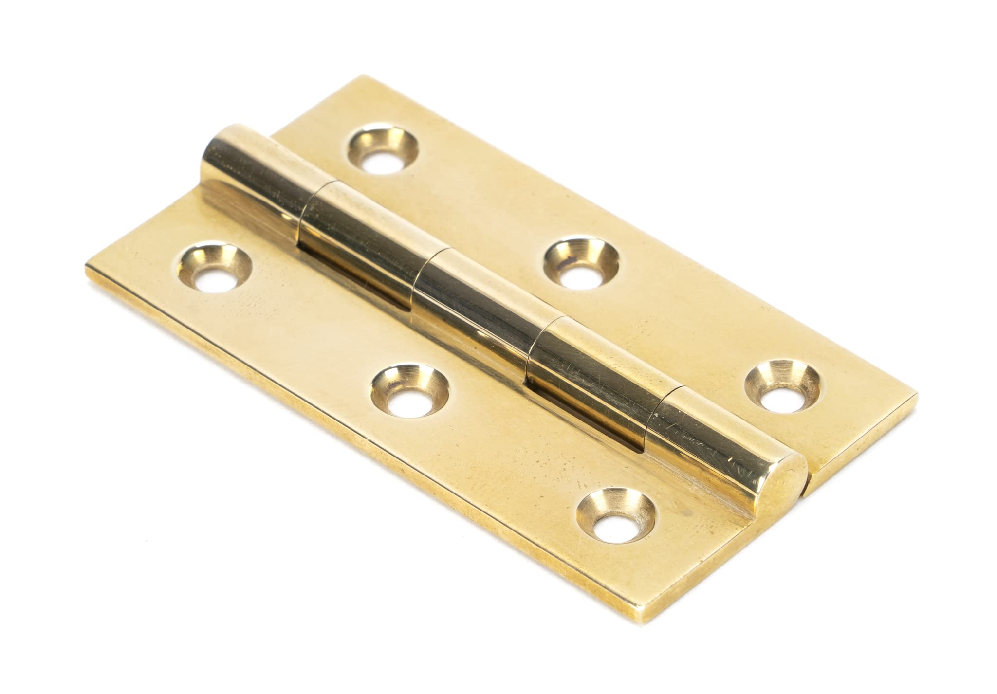 From The Anvil 49924 Polished Brass 2.5" Butt Hinge (Pair)