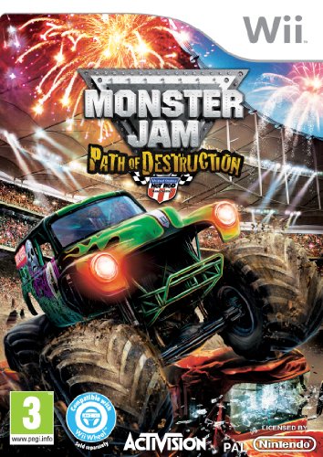 Monster Jam Path of Destruction Wii piloter de vrais monster trucks