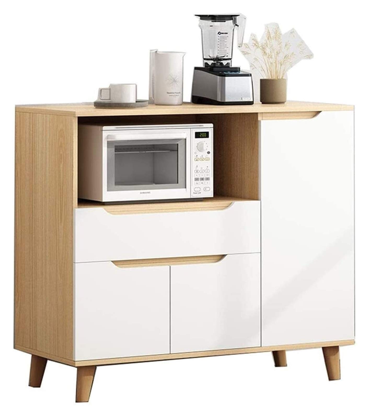 Buy Buffet with Storage Sideboard Farmhouse Wood Buffet Storage