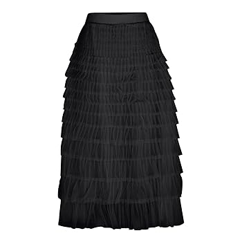スカート foufou tulle lace black tiered skirt foufou tulle lace black tiered skirt - メルカリ
