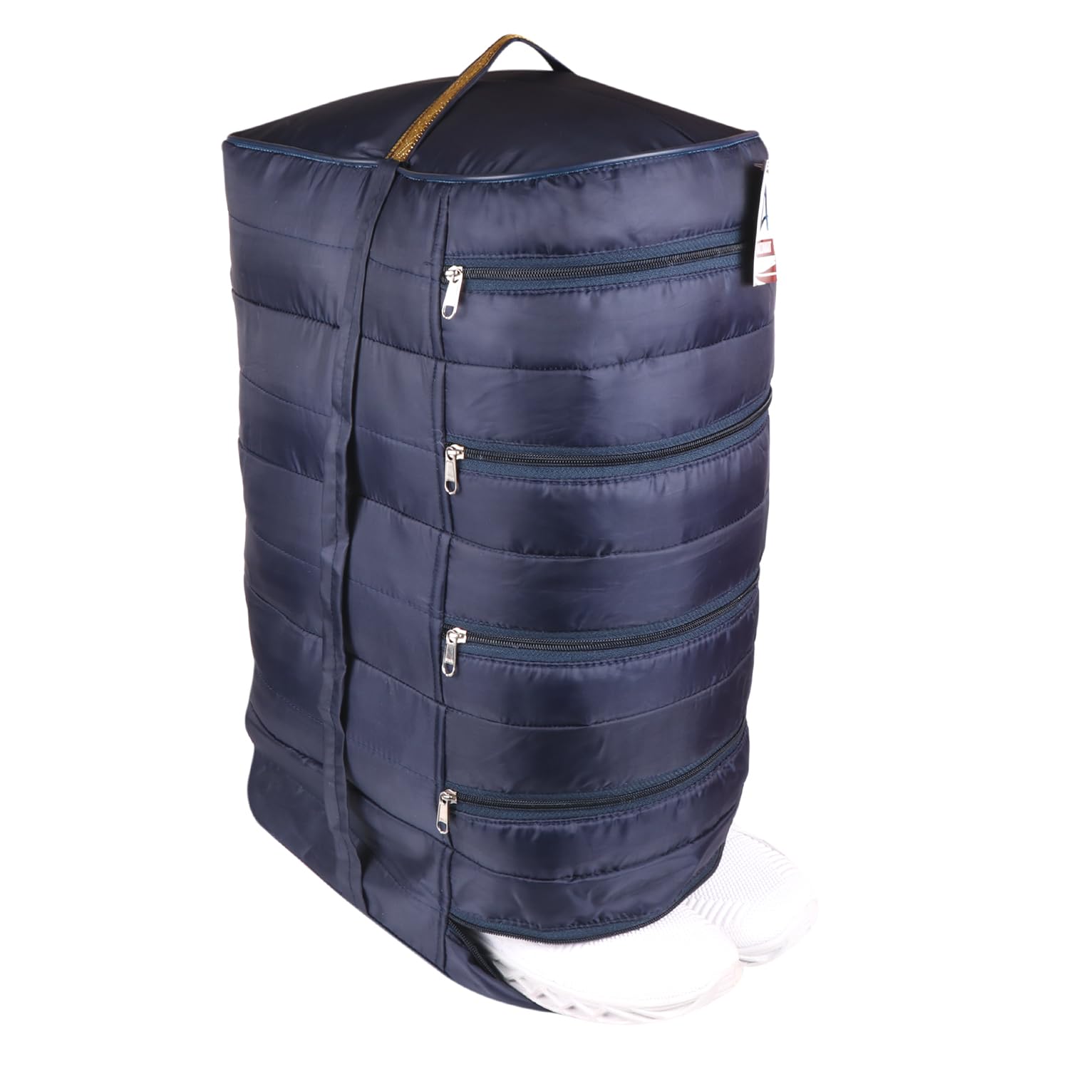 Ansari Handcraft Shoe Bag Five Layer (Navy Blue)
