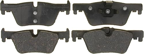 ACDelco Gold 17D1613C Juego de pastillas de freno de disco trasero de cerámica