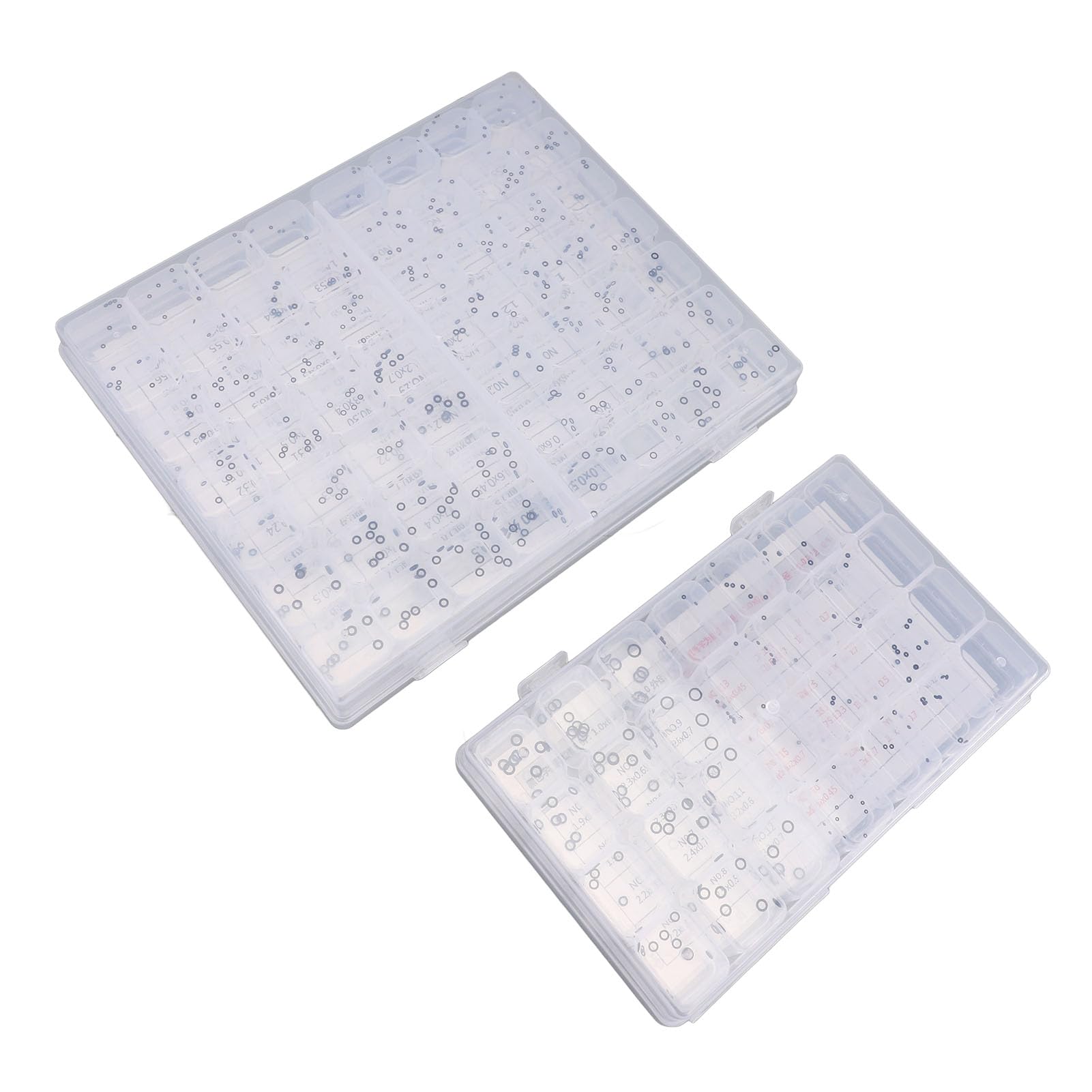 Kit di Riparazione Resistente All'acqua con O-ring per di Orologi in Gomma, Dimensioni Multiple per la Manutenzione Dell'orologio, 800 Anelli di Gomma