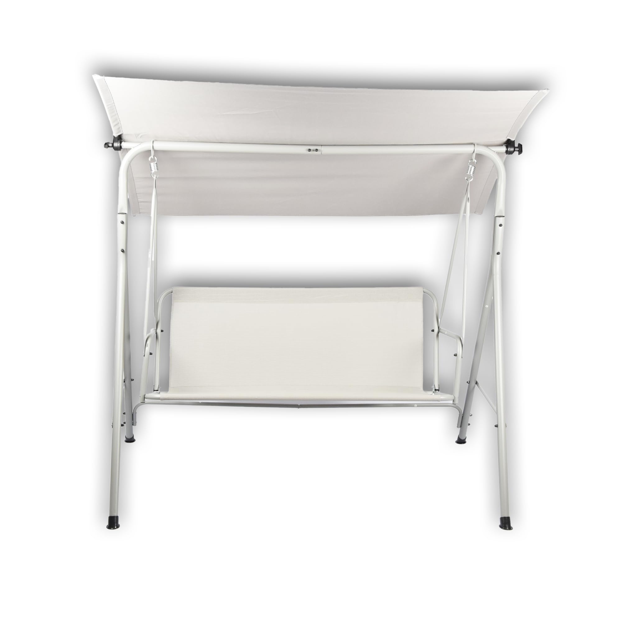 Balançoire de luxe avec toit ouvrant réglable | Résistant aux intempéries et peu encombrant | 120 x 170 x 150 cm | Pour un repos et un confort parfaits dans le jardin et sur la terrasse