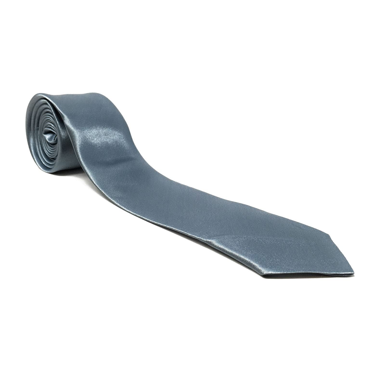 WS UK Adults Skinny Tie for Men [Light Grey]