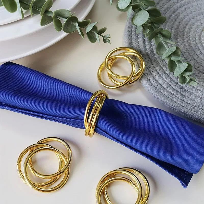 6 szt. Elegancka kreatywna klamra do serwetek w europejskim stylu