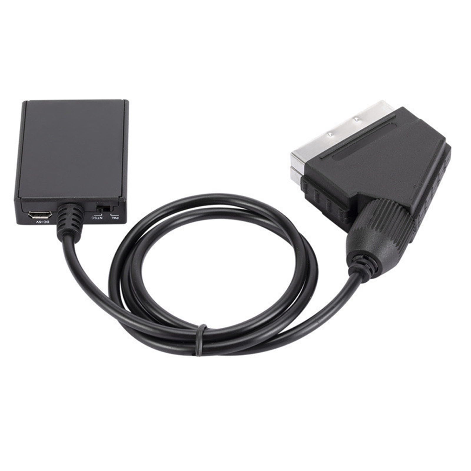 DAGIJIRD HDMI al convertitore SCART 1080P 60HZ HD Video Converter Supporta PAL/NTSC per monitor TV