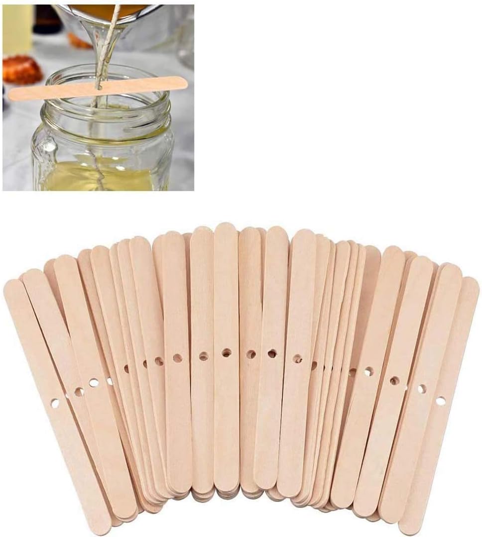 Wooden Candle Wick Holders,Candle Wicks Centering Device,Candle Wick