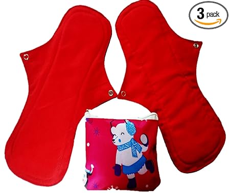 PREMIUM ReCyCloPads Sanitary Pads for Women -Pack of 2, 2XL