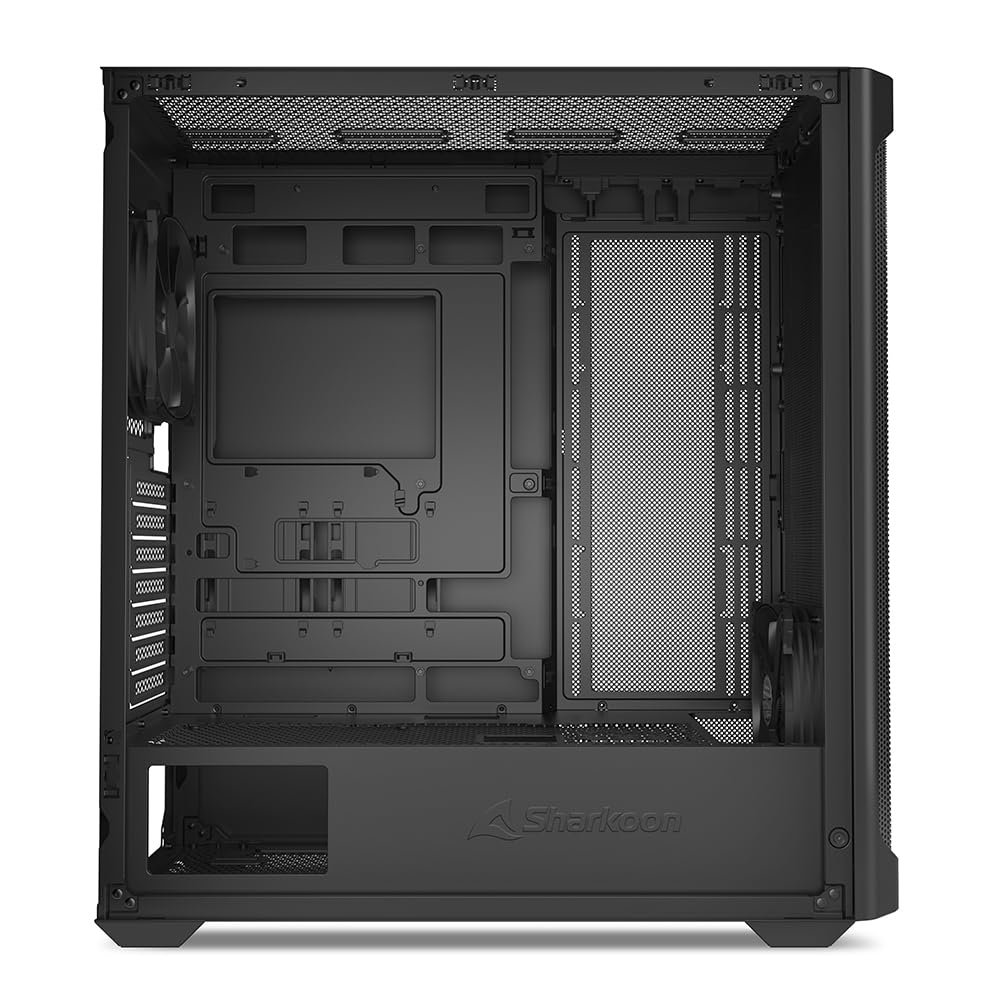 Sharkoon AK4 RGB Strip Black, ATX PC Case