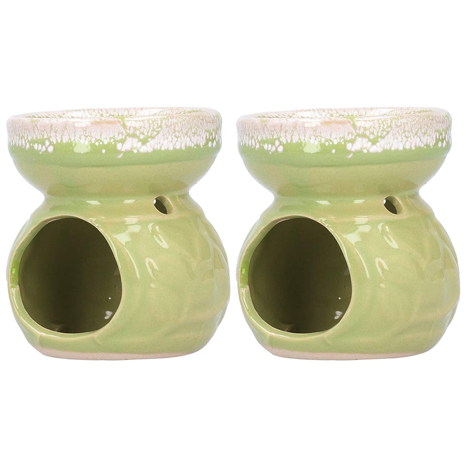 NOBRIM Aromatherapie-Lampe Wachs- und Öl-Keramik-Aromabrenner Aromakerze Keramikofen Dekoration Ätherischer Ölbrenner für Home Office Housewarminggeschenk für Wohnzimmer Studie