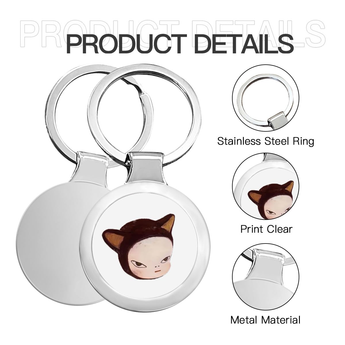 Amazon.co.jp: 奈良美智 キーホルダー バッグチャーム キーチェーン