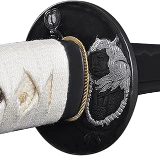 Handmade Sword - Japanese Wakizashi Sword, Practical, Hand Forged, 1045/1060/1080 Carbon Steel, Heat Tempered, Full Tang, Sharp, Wooden Scabbard