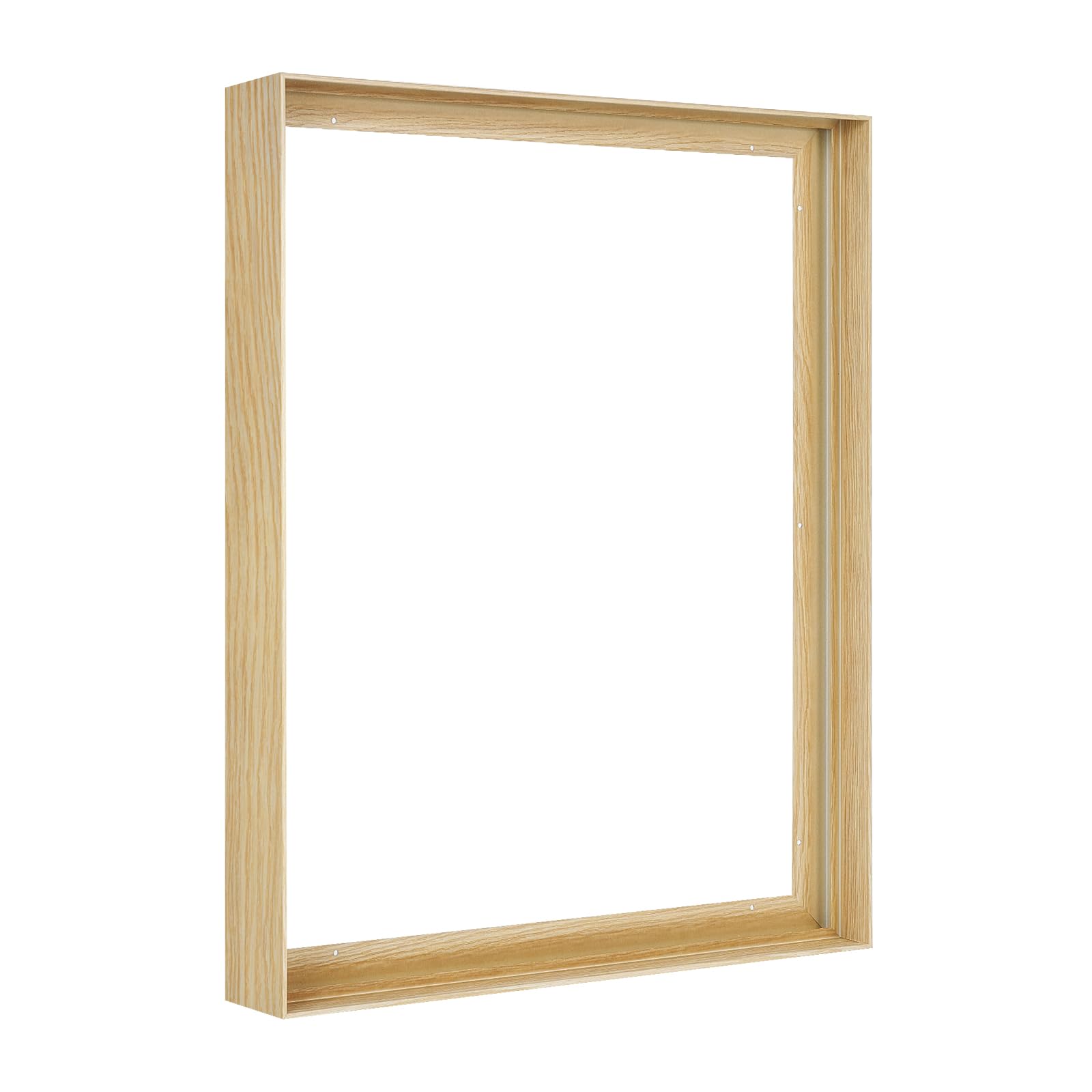 FOLKOR Shadow Joint Frame, Picture Frame for 70 x 100 cm Canvas Pictures, DIY Metal Frame with 3.8 cm Depth for Landscape Portraits, Living Room Decor — image 1