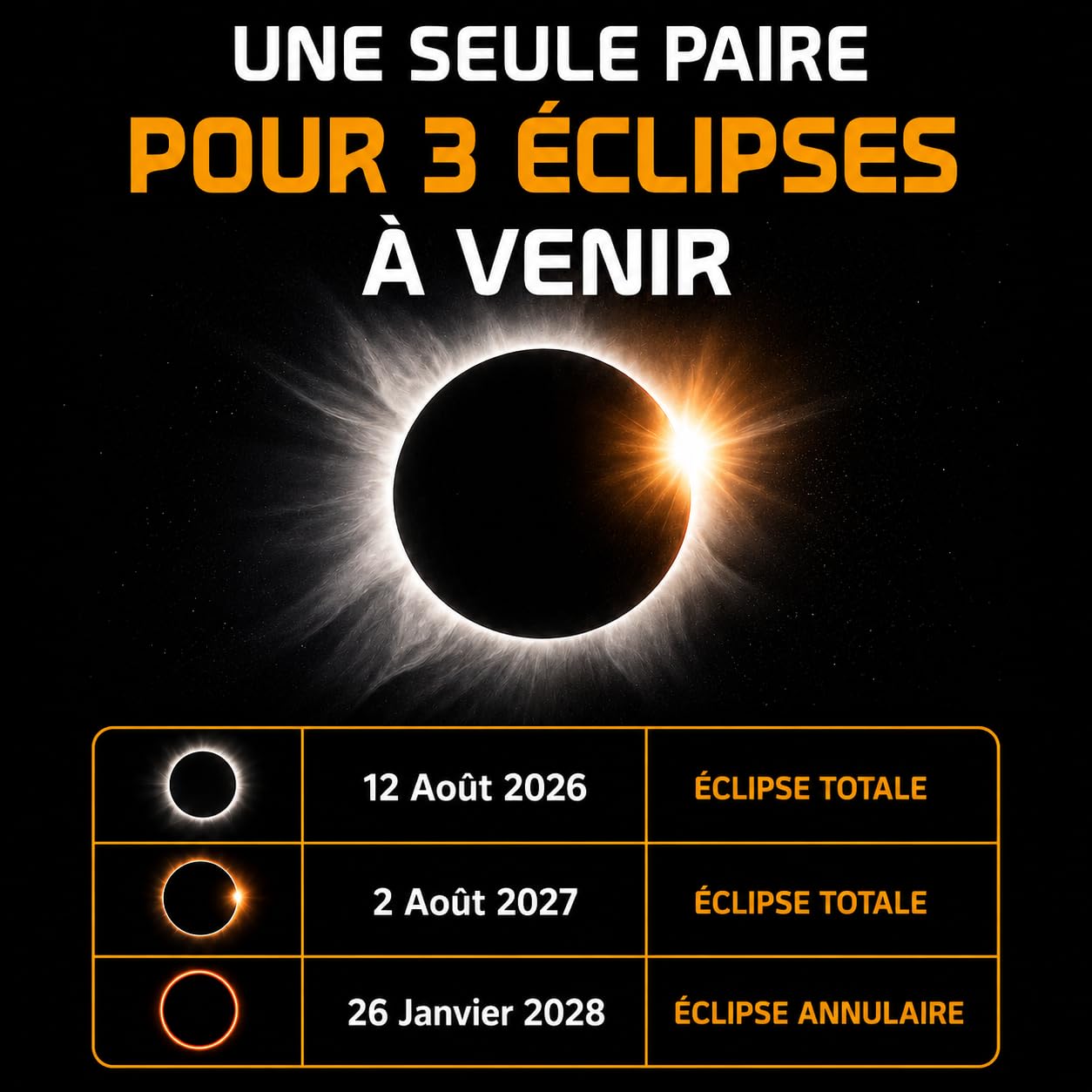 Paddi Gafas Eclipse Solar - [Pack de 1/2/3/6] - Estándar Europeo - Cartón Durable FSC