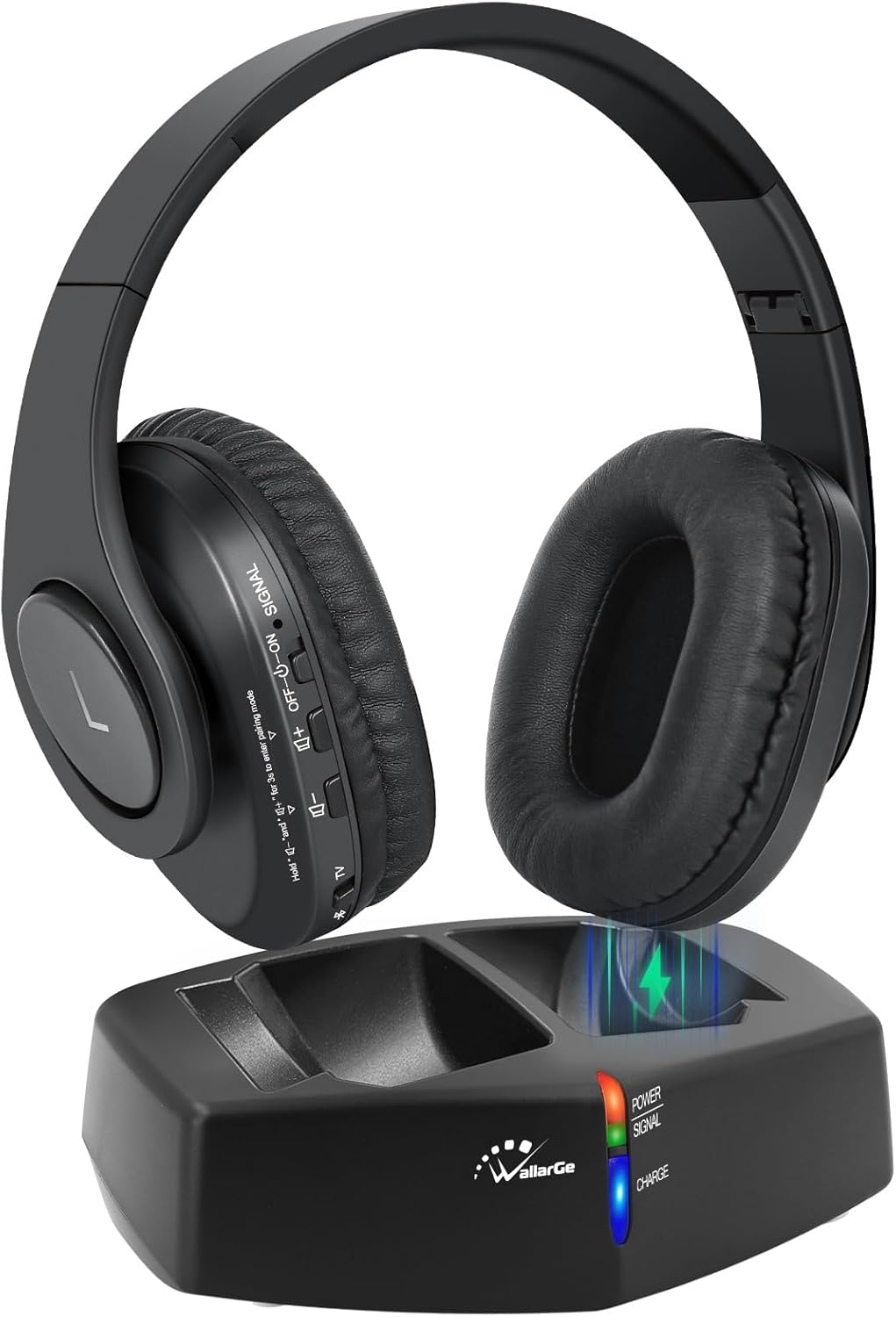 WallarGe Wireless Headphones for TV Watching
