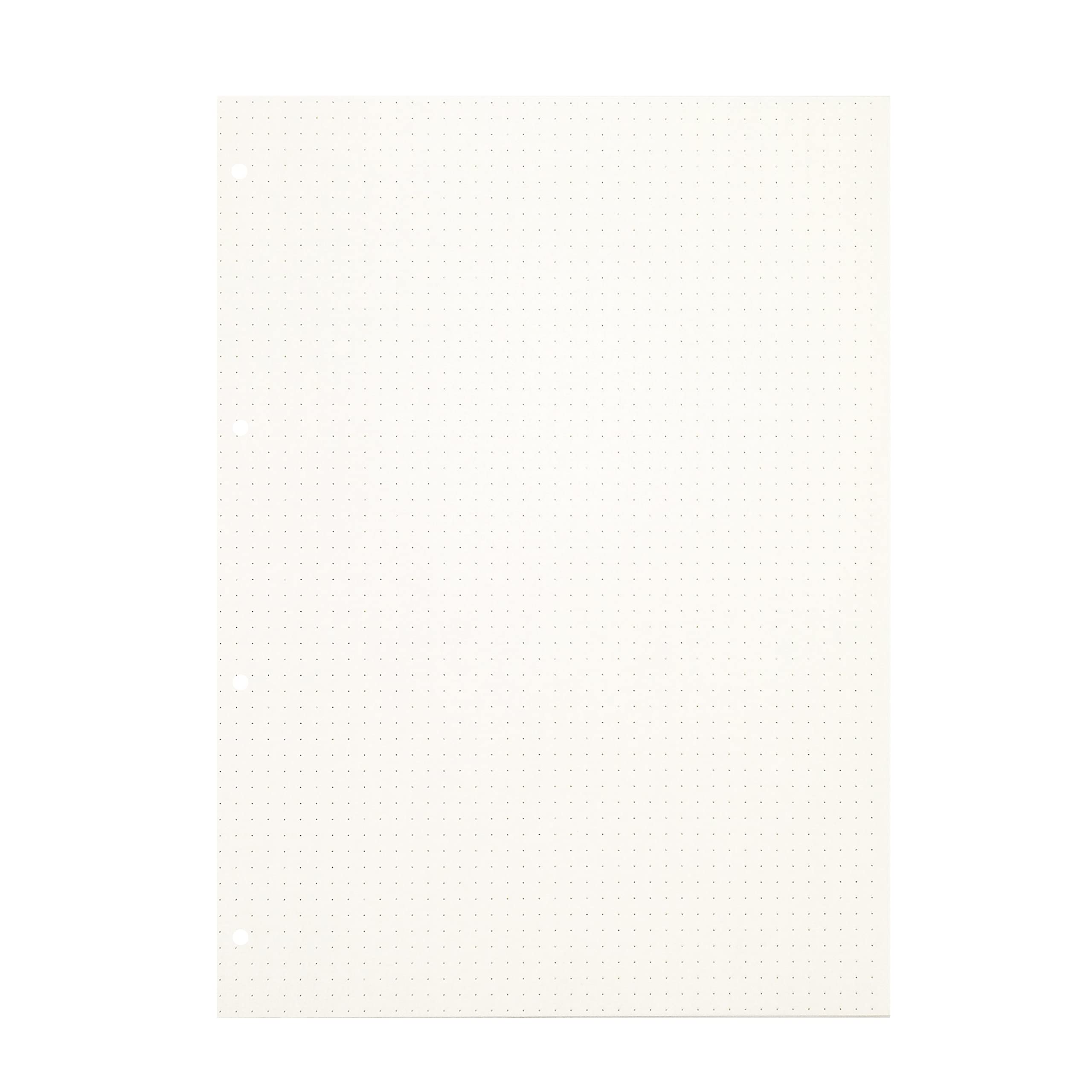 Zelten Loose Leaf Punched Paper Refills Paper for 6 Hole Binder Personal Organizer Diary Notebook Refillable Planner (Dotted,A4/4 Hole) - Image 2