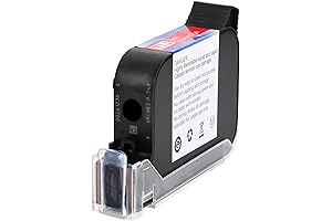 TIJ Printer: Handheld Inkjet Printer Ink, Quick Drying, Replacement Cartridge for TIJ-T1 Mini Pocket Printer