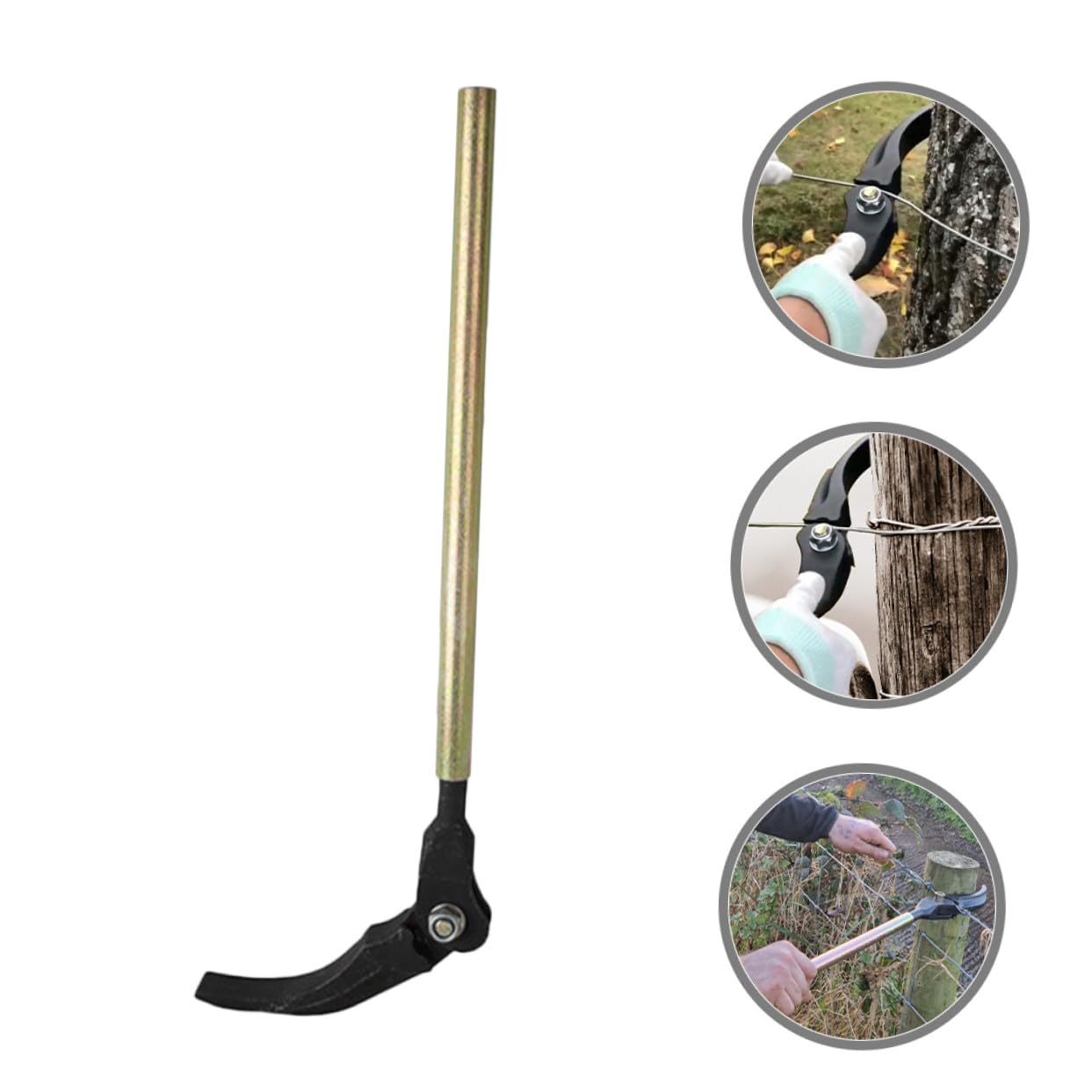 Yardenfun Herramienta Tensora de Alambre para Vallas de Jardín Estirador Resistente y Versátil para Cercas Agrícolas Tensores Rápidos y Convenientes para Reparación y Mantenimiento de