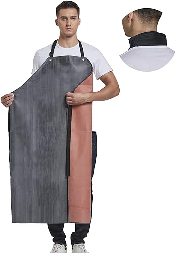 Miniatura 8 de Delantal de goma impermeable para carnicero resistente al aceite resistente a los productos químicos delantales de seguridad para limpiar peces,