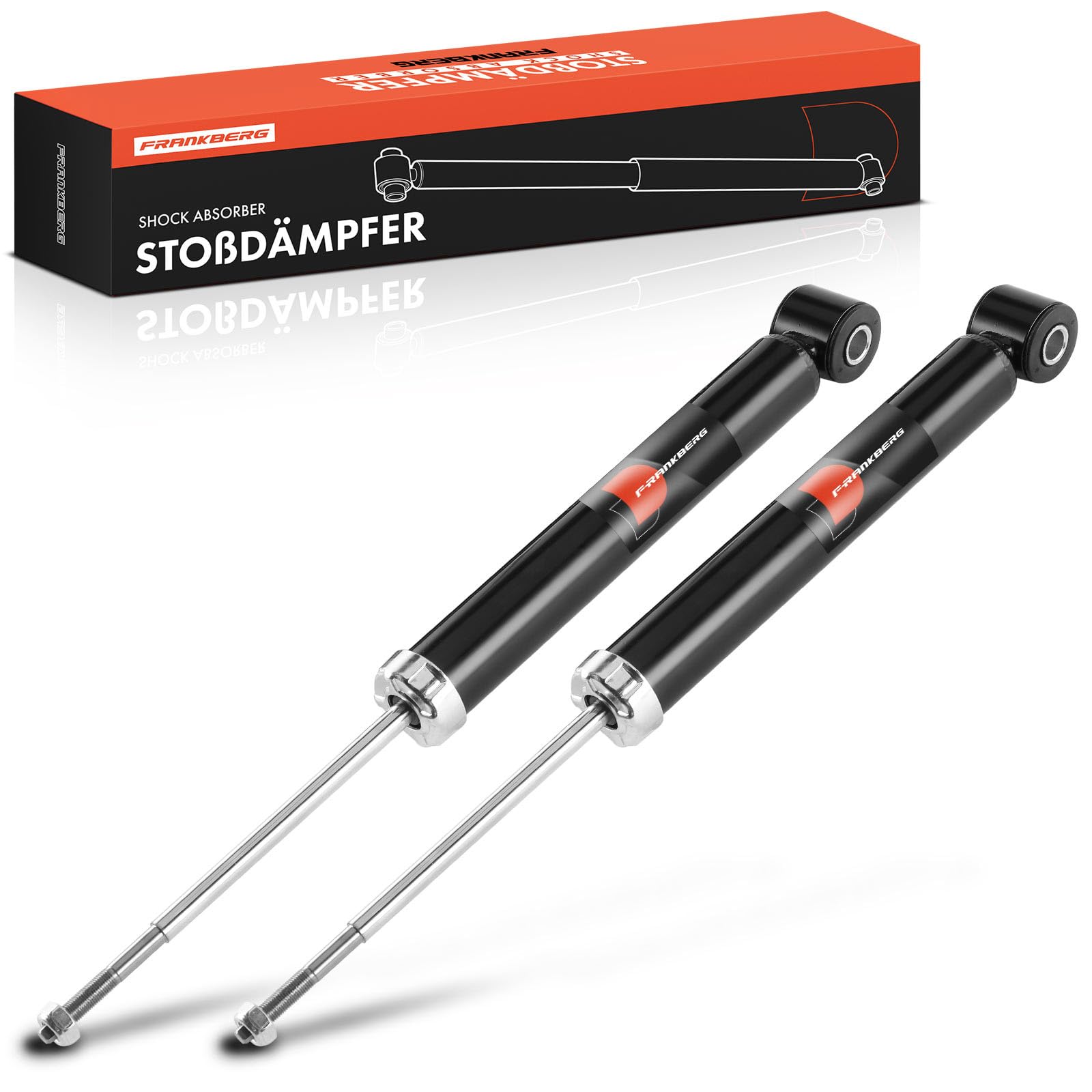Frankberg 2x Stossdämpfer Stoßdämpfer Hinten 439mm Gasdruck 4533260500