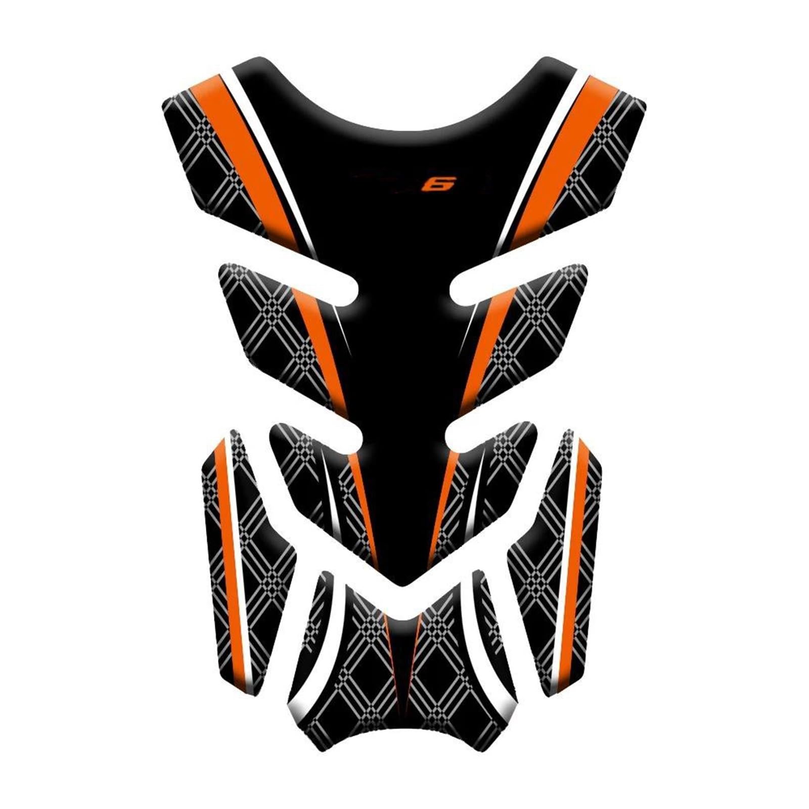 Ysdsls Color3 Motorcycle Stickers Tank Pad Sticker Protector Decals Case For Kawasaki For Er6n For Er-6N Tankpad(Color3)