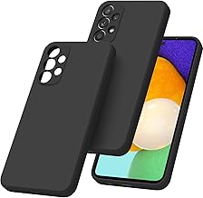 YLK Cover per Samsung Galaxy A52S 5G / A52 4G / A52 5G con Protezione della Fotocamera, Ultra Sottile Custodia in Silicone Morbida Protettiva Case (Nero)