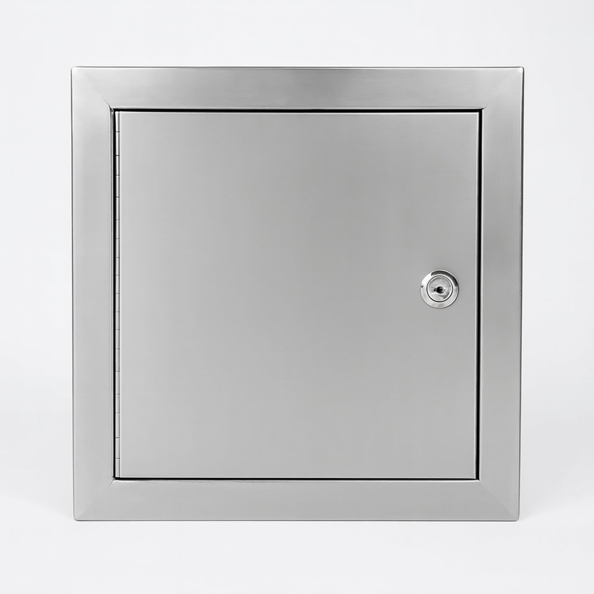 Photo 1 of Frienda Stainless Steel Metal Universal Access Door with Screwdriver Latch Wall Ceiling Mounted Door Access Panel for Drywall Plumbing Electrical(1 Pcs,8 x 8 Inch)