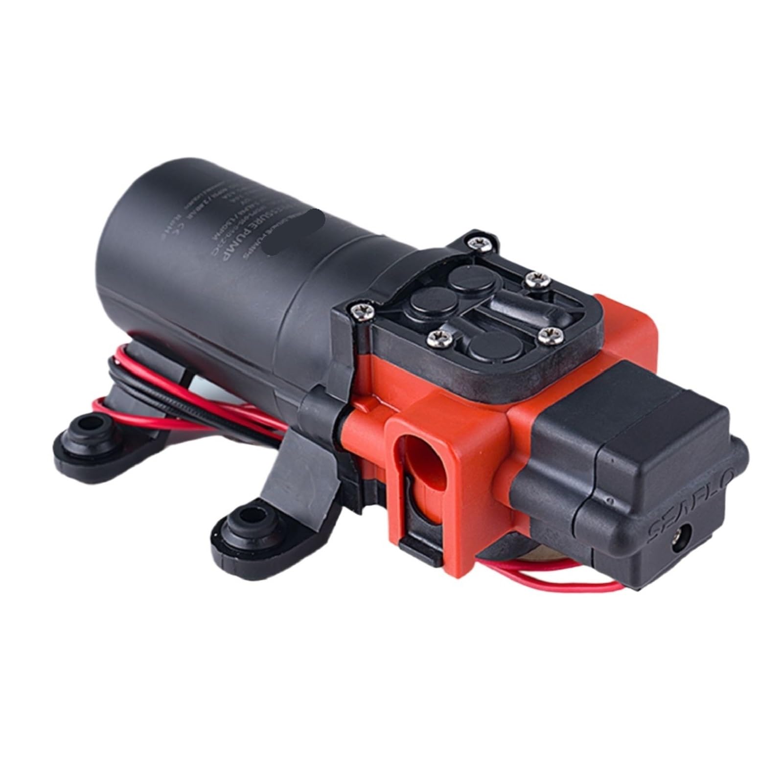 Pompe à eau à membrane 23C Series 5,6 LPM 12 V 24 V CC auto-amorçante avec interrupteur de pression (raccord 12 V DC-Barb-Fitting)