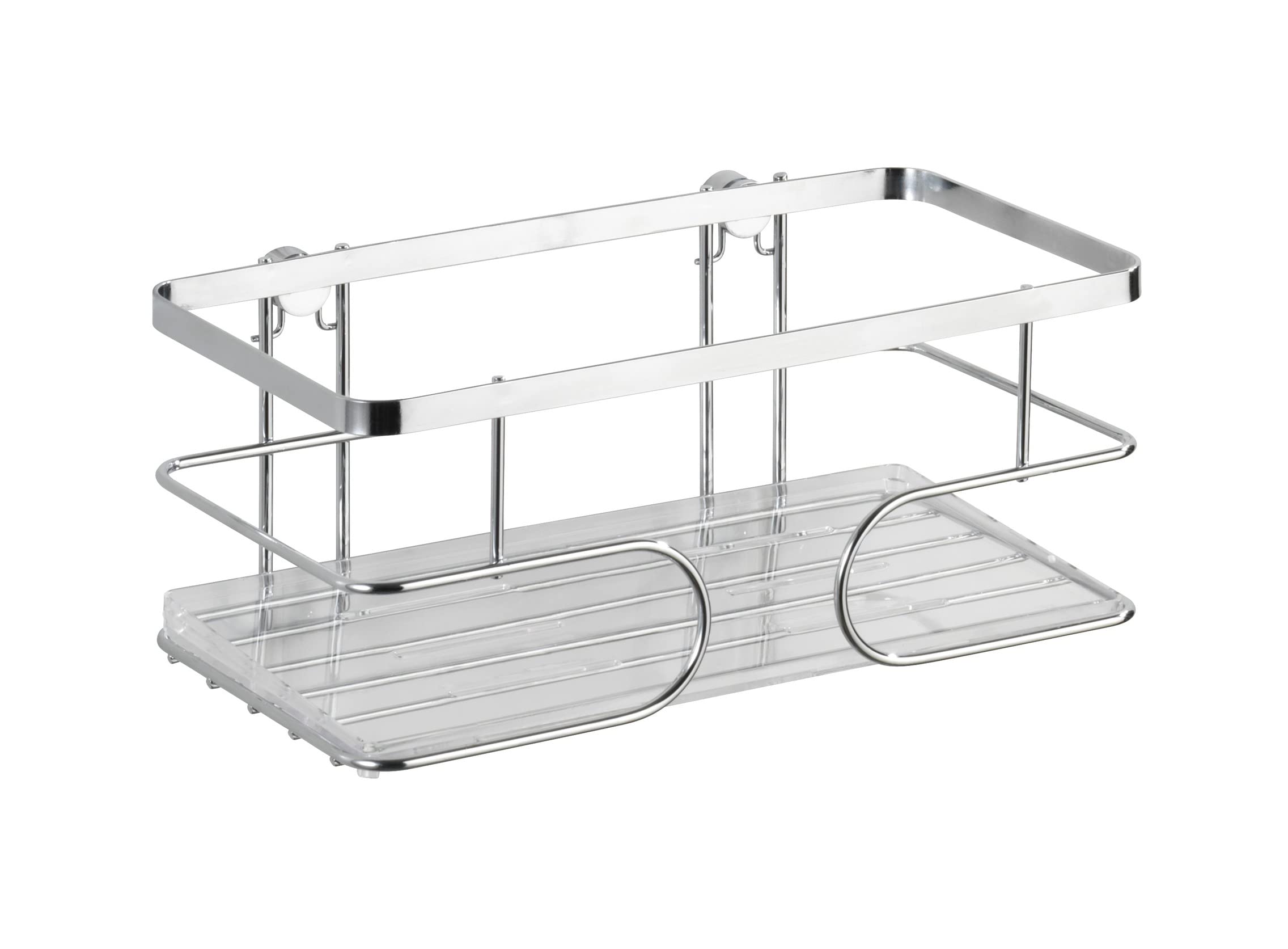 Wenko Cesto Hondo Premium Acero INOX, Acero Inoxidable, 24 x 10 x 13.5 cm, Brillante