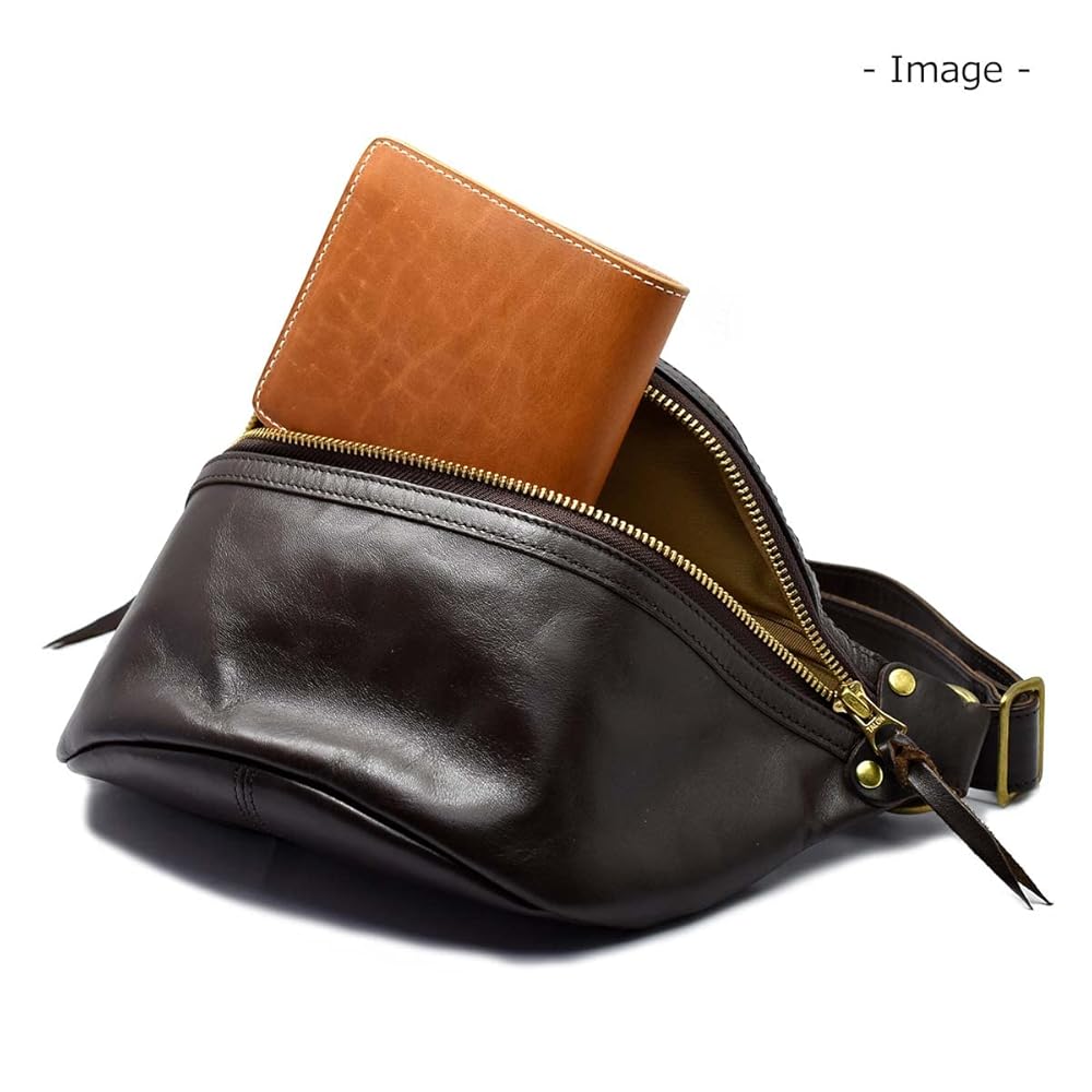 ミドルウォレット　HORWEEN社　ブラック×アンティークブラウン Horween社製クロムエクセル（ブラック茶芯）｜ショート